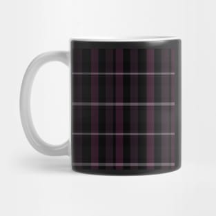 Gothic Aesthetic Artair 2 Hand Drawn Textured Plaid Pattern Mug